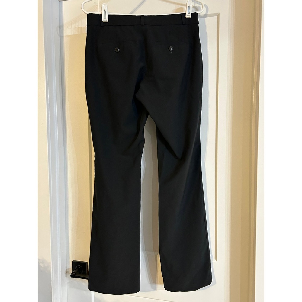 Banana Republic Logan Black Italian Wool Dress Pants Womens 2 Machine‎ Washable - Picture 5 of 9